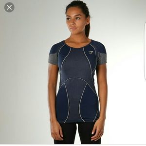 Gymshark - Seamless Shirt - Navy - S